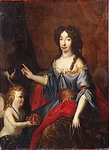 unknow artist Portrait de Marie Anne Victoire de Baviere, dauphine de France Germany oil painting art